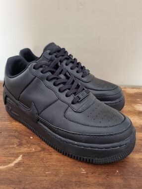 Nike Air Force 1 Af1 Jester Xx Triple Black  Womens Sneakers Size 9 Ao1220-001